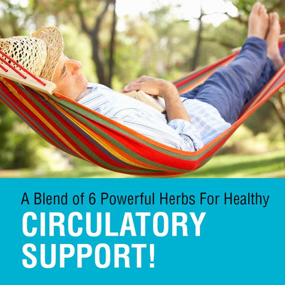 SOLARAY Circulation Blend SP-11B Capsules – Herbal Circulation Support for Men and Women, Vegan, 100 Count