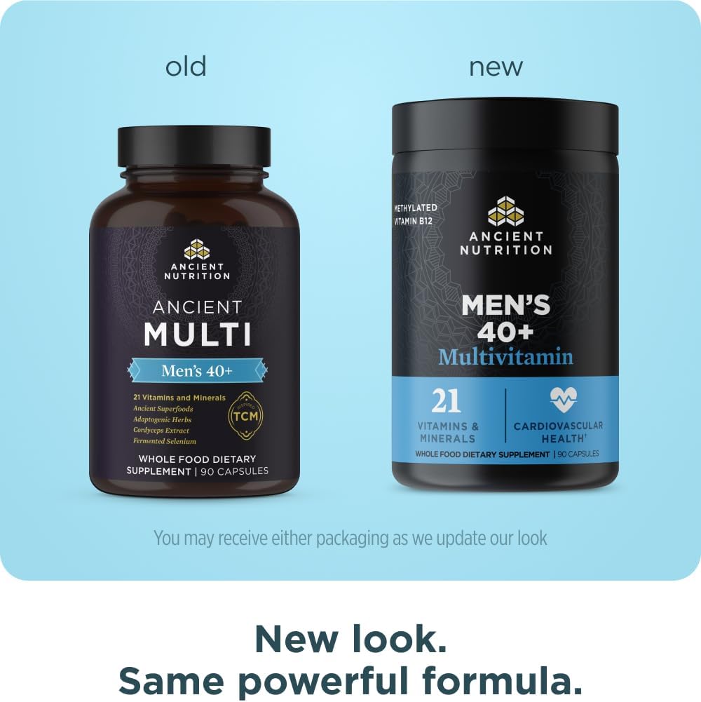 Ancient Nutrition Men's 40+ Multivitamin, 90 Capsules - görsel 2