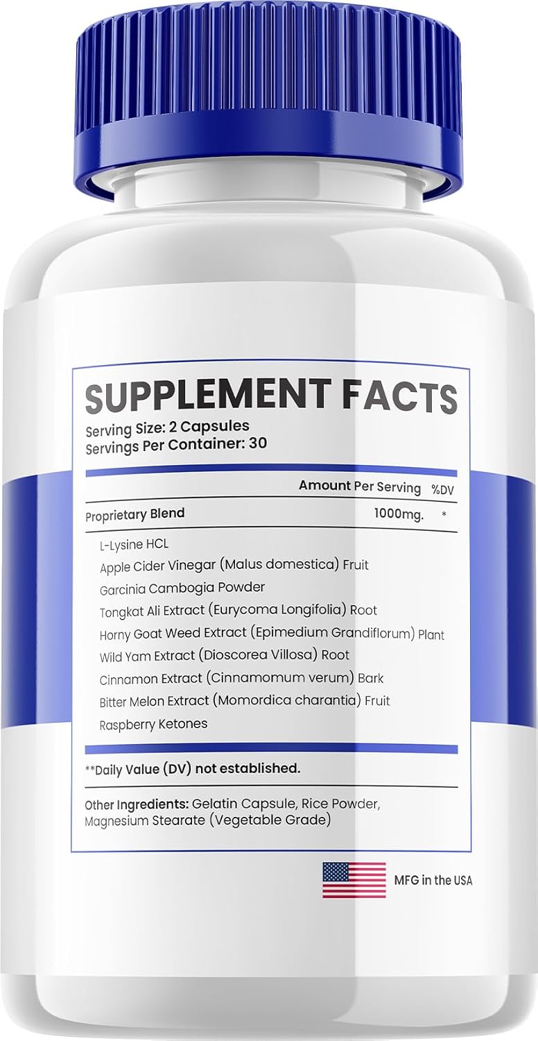 Prostabliss Food Supplement for Men – All-Natural Men's Health Formula, 60 Capsules - görsel 5