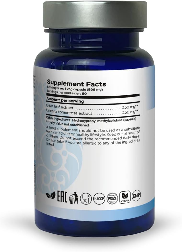 RenoSan Urinary Tract Health Supplement with Olive Leaf Extract, 60 Veg Capsules - görsel 3