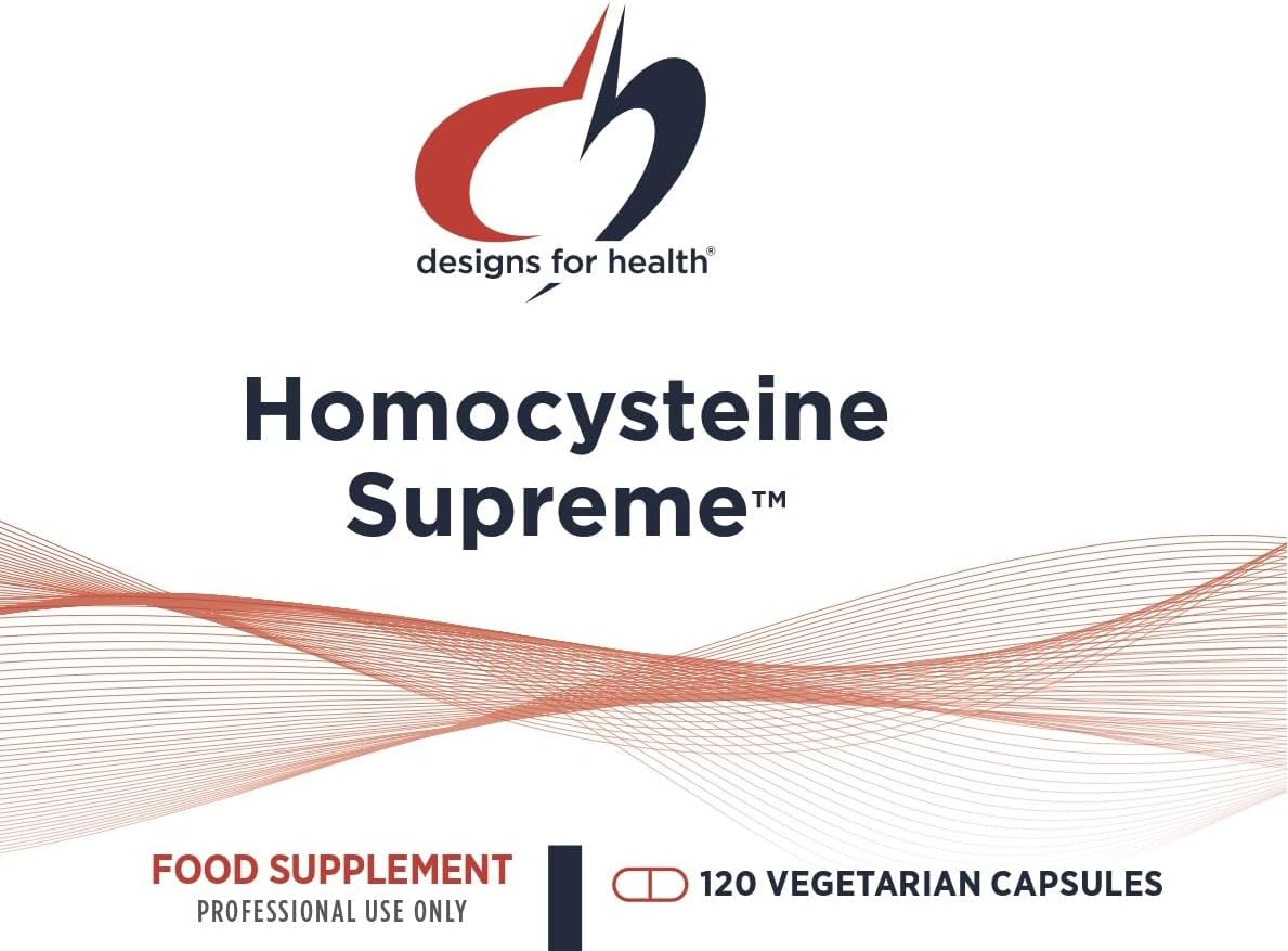 Designs for Health Homocysteine Supreme - Methylated B Vitamin Complex with Folate, B12, TMG, and L-Serine (120 Capsules) - görsel 3