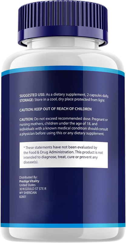 Prostadine Capsules – Official Formula – Prostadine Supplement, Maximum Strength, 2024 New Improved Formulation, Advanced (60 Capsules)