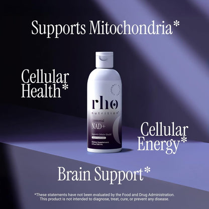 Rho Nutrition Liposomal NAD+ – Liquid Supplement – 3 Pack