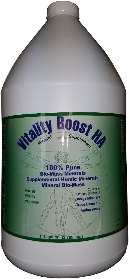 Vitality Boost HA Humic Minerals Trace Elements Vitamins and Amino Acids Morningstar Minerals (1 Gallon) - görsel 1