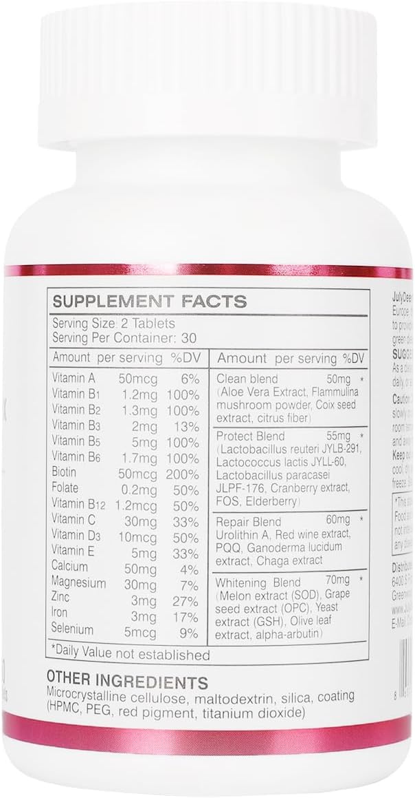 JulyDeer Women's Multivitamin - Complete Daily Multivitamin and Multimineral with Vitamins A, C, D, E, B-Complex, Zinc - 60 Tablets - görsel 5
