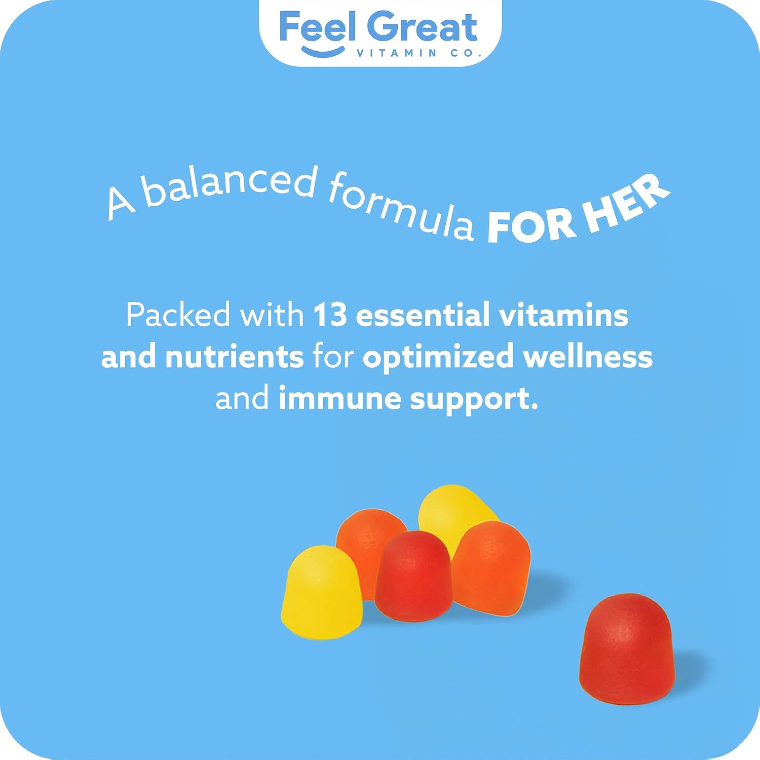 Women's Multivitamin Gummy by Feel Great Vitamin Co - görsel 8