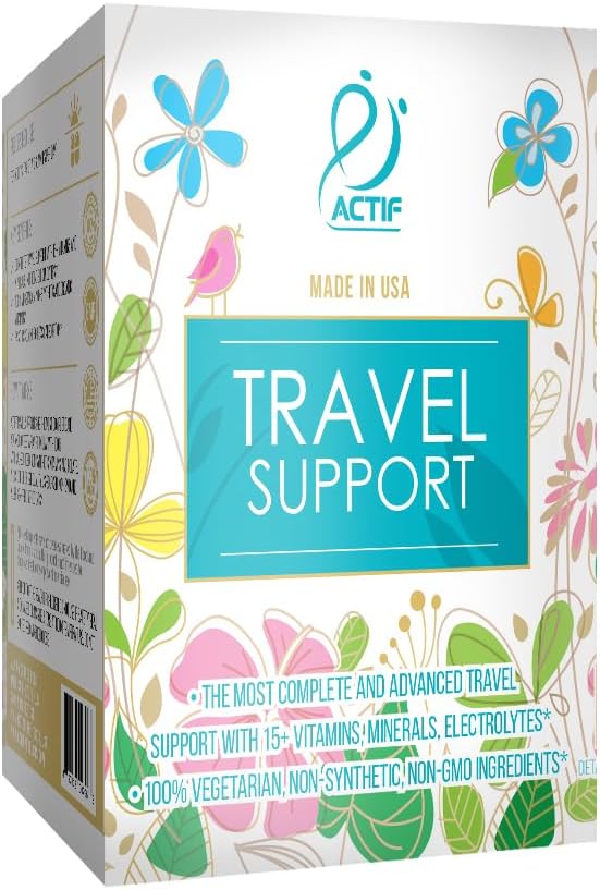 ACTIF Travel Mega Support with 15+ Advanced Factors – Non-GM, Fast-Acting, Made in the USA, 90 Gummies - görsel 5