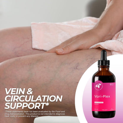 Mountain Meadow Herbs Vari-Plex - Natural Vein Support for Women, Fast-Acting Liquid Herbal Extract 118 ml