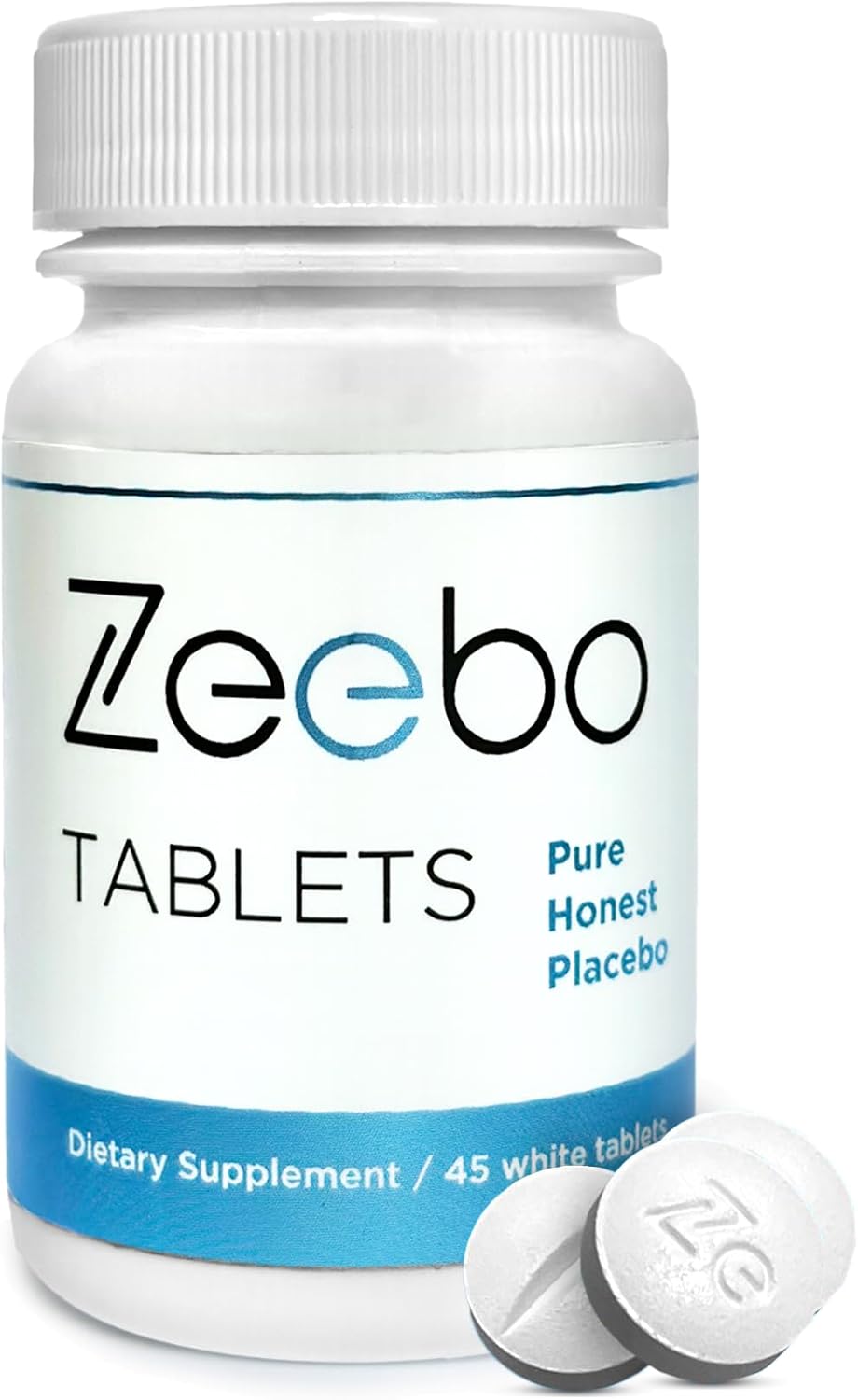 Zeebo Placebo Tablets - Inert Tablets (45 Count) - görsel 1