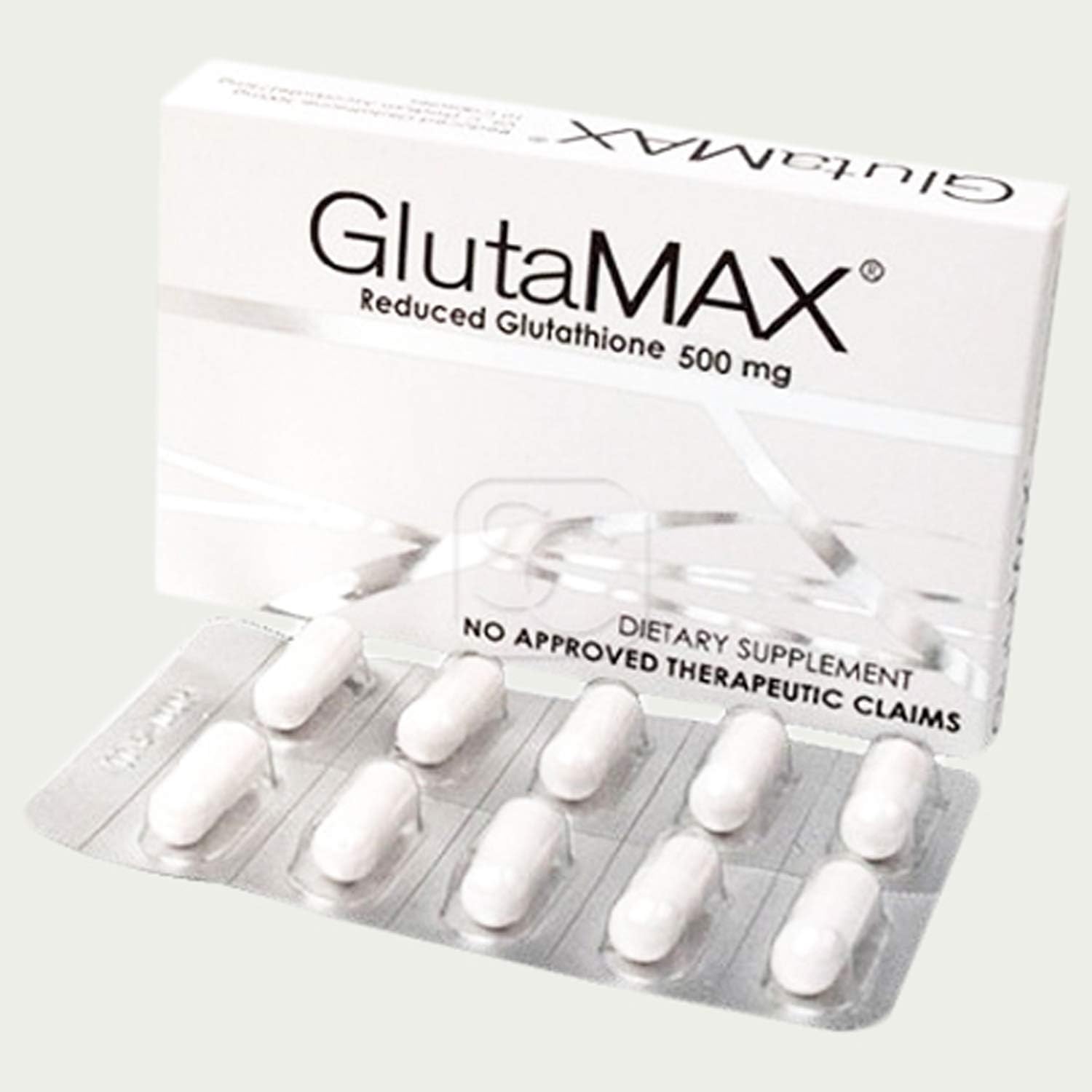 GlutaMAX Glutathione & Vitamin C Supplement Capsules, 10 Capsules - görsel 1