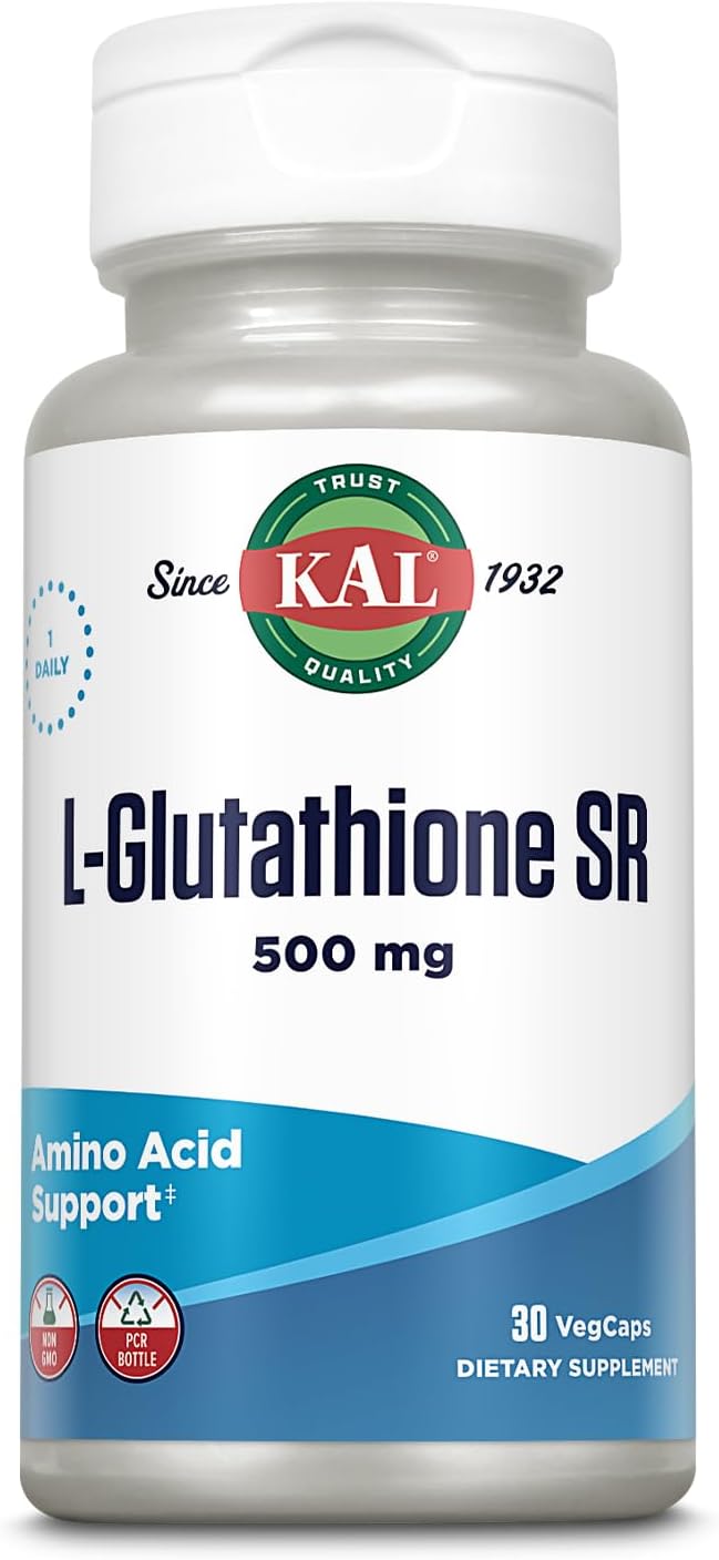 KAL L-Glutathione, Reduced Glutathione Supplement, High Absorption Antioxidant, Orange Flavour Instant Dissolve ActivMelt, Vegetarian, Lab Verified, 90 Servings, 90 Micro Tablets - görsel 8