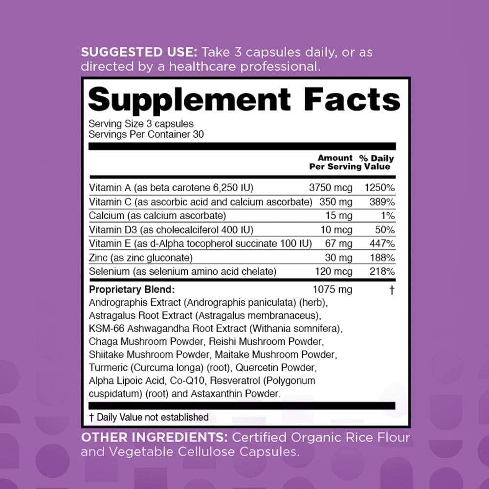 nbpure Immune+ Daily Immune Support Supplement - 90 Capsules - görsel 7