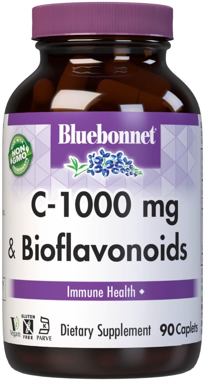 Bluebonnet Vitamin C 1000 mg Plus Bioflavonoids Tablets - görsel 1