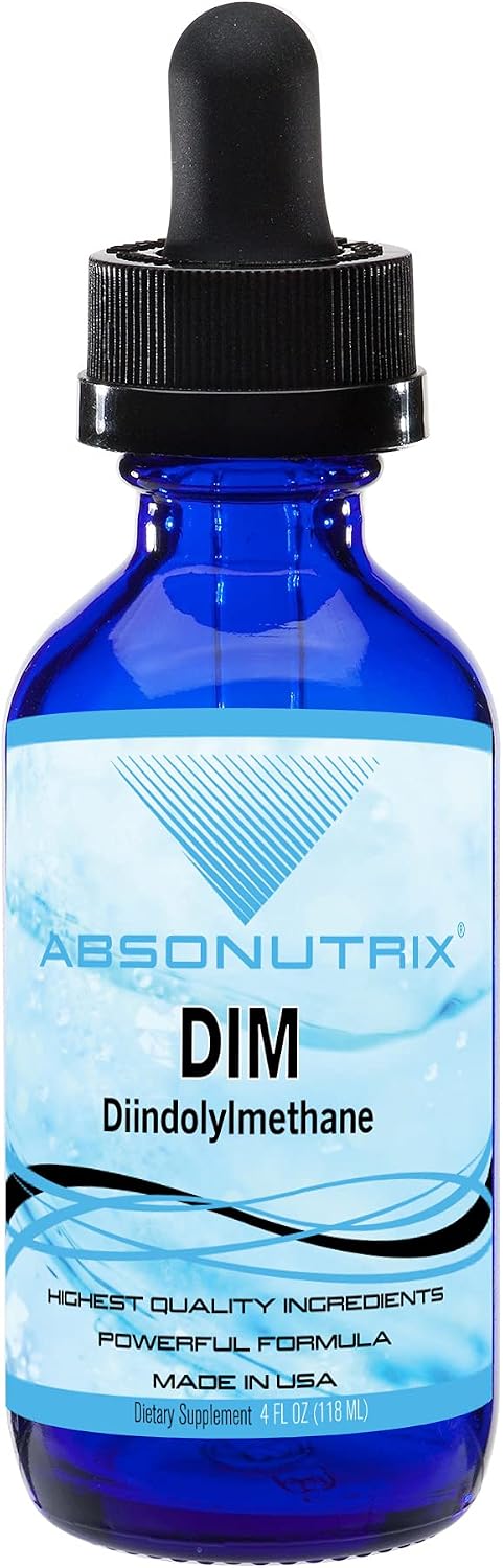 Absonutrix DIM (Diindolylmethane) Extract 500 mg - 118 ml Liquid Drops (200 Servings) - görsel 1