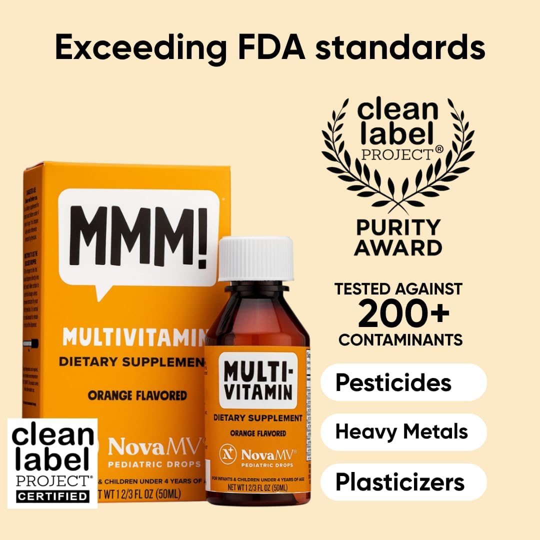 NovaFerrum MMM Multivitamin for Infants, Toddlers and Children - 50 ml - görsel 2