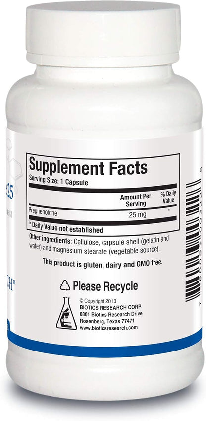 Biotics Research Pregnenolone 25 mg – 90 Capsules