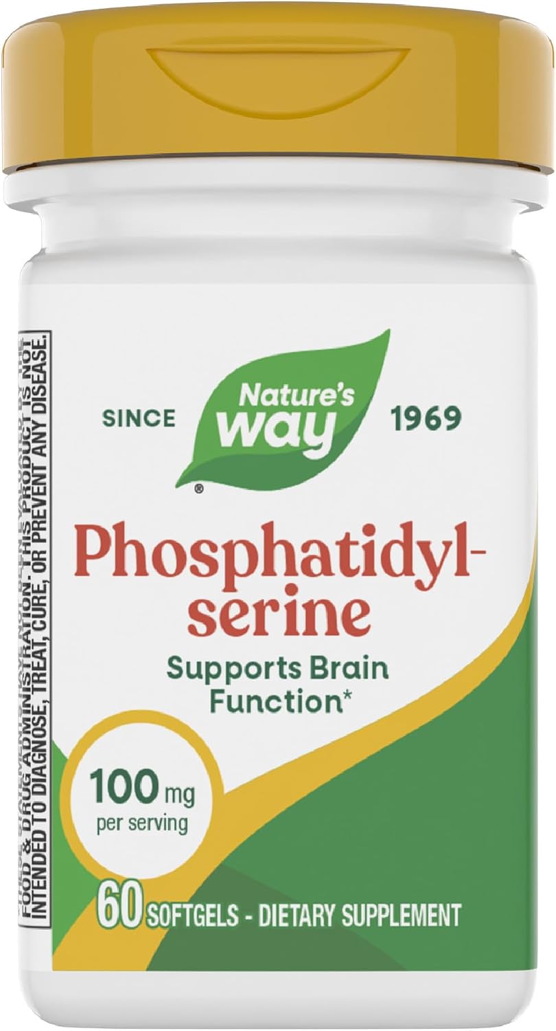 Nature's Way Phosphatidylserine, 100 mg, 60 Softgels - görsel 1