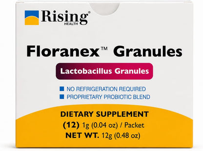 Rising Health Floranex Lactobacillus Probiotic Food Supplement Granules - 12 Sachets