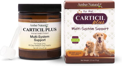 Amber NaturalZ Carticil Plus Herbal Supplement for Dogs, 60-Day Medium Dog Supply