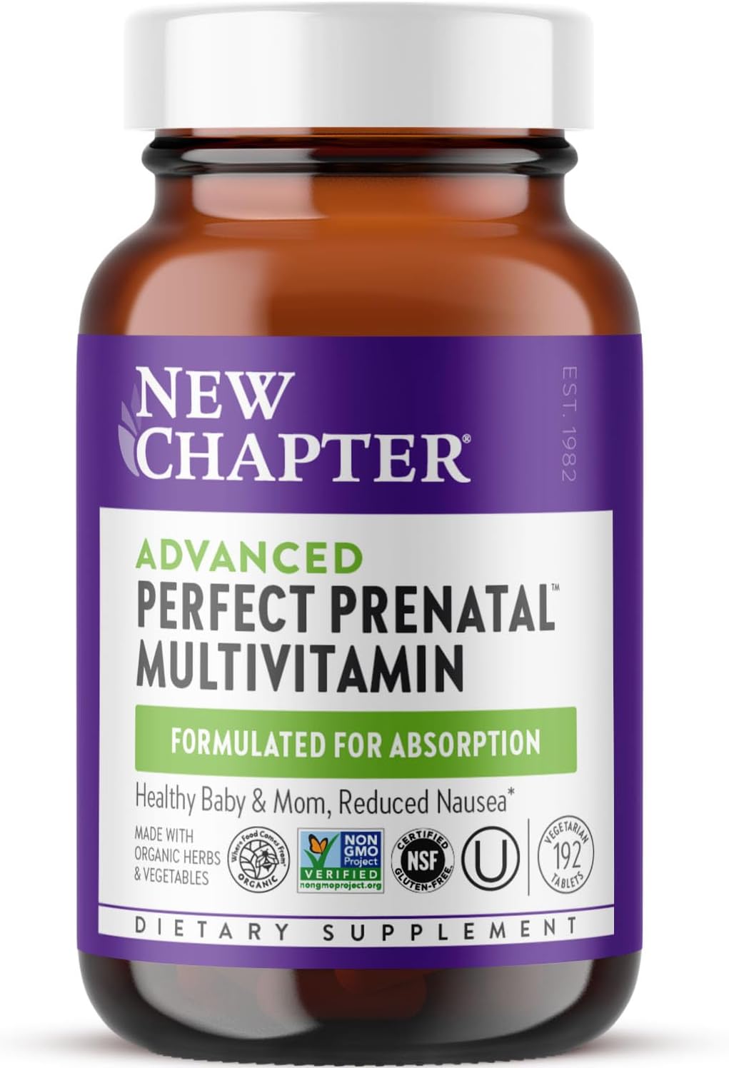 New Chapter Advanced Perfect Prenatal Vitamins - 270 Tablets - görsel 9