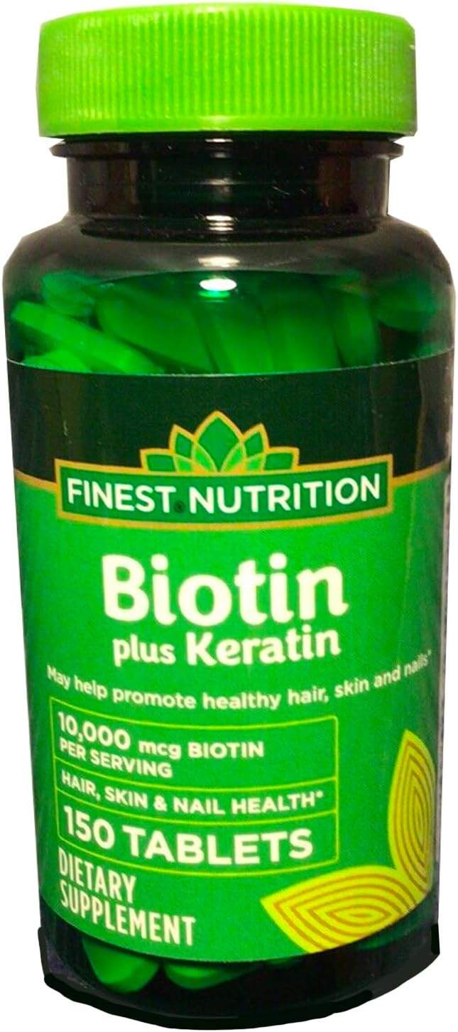 Finest Nutrition Biotin + Keratin 150 Tablets - görsel 1