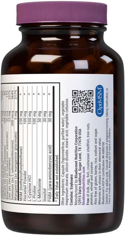 BlueBonnet Nutrition Ultimate Hair and Nail Formula - 90 Veggie Capsules – Image 3
