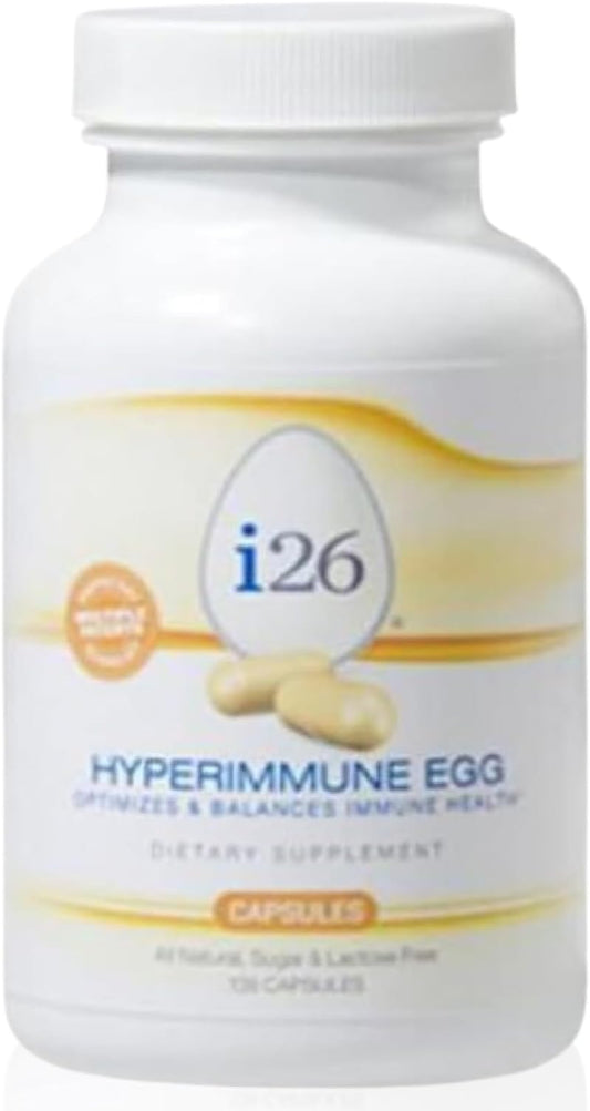 Youngevity i26® Hyperimmune Egg Capsules – Immune and Digestive Support – 135 Capsules