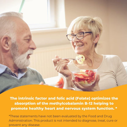 Intrinsic Factor with Folic Acid and Vitamin B12 1000mcg – 120 Capsules