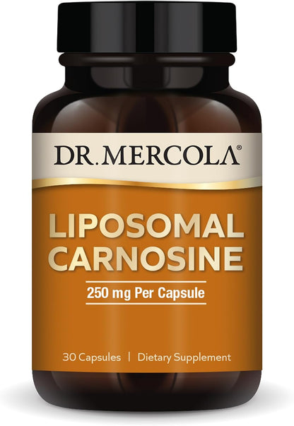 Dr. Mercola Liposomal Carnosine – 250 mg, 30 Capsules