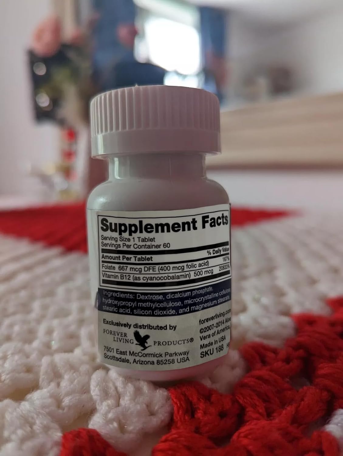 Forever Living B12 Plus - Essential B Vitamins for Energy, Immune Support and Red Blood Cell Health - 60 Tablets - görsel 5