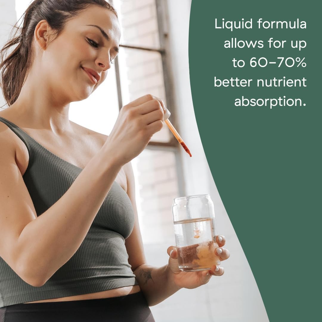 Better Family Liquid Daily Multivitamin - All-in-One Wellness Drop - Methylated Vitamins - 120 ml - görsel 9