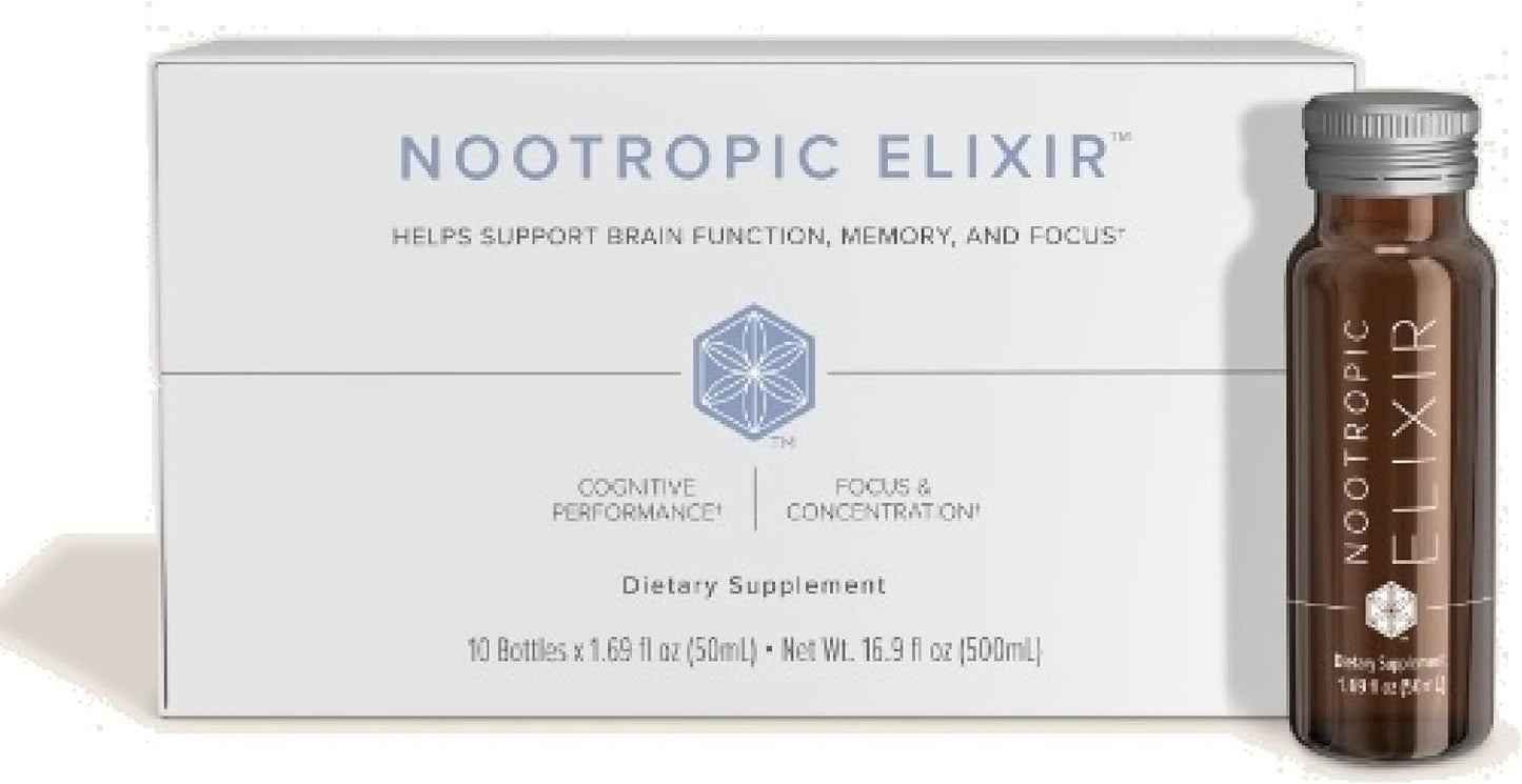 Isagenix Nootropic Elixir - Brain Health & Focus Supplement - 10 Pack - görsel 1