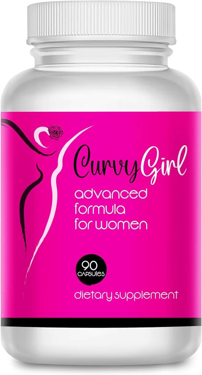 Curvy Girl – Female Weight Gain Tablets – Natural Top and Bottom Enhancement – 90 Capsules