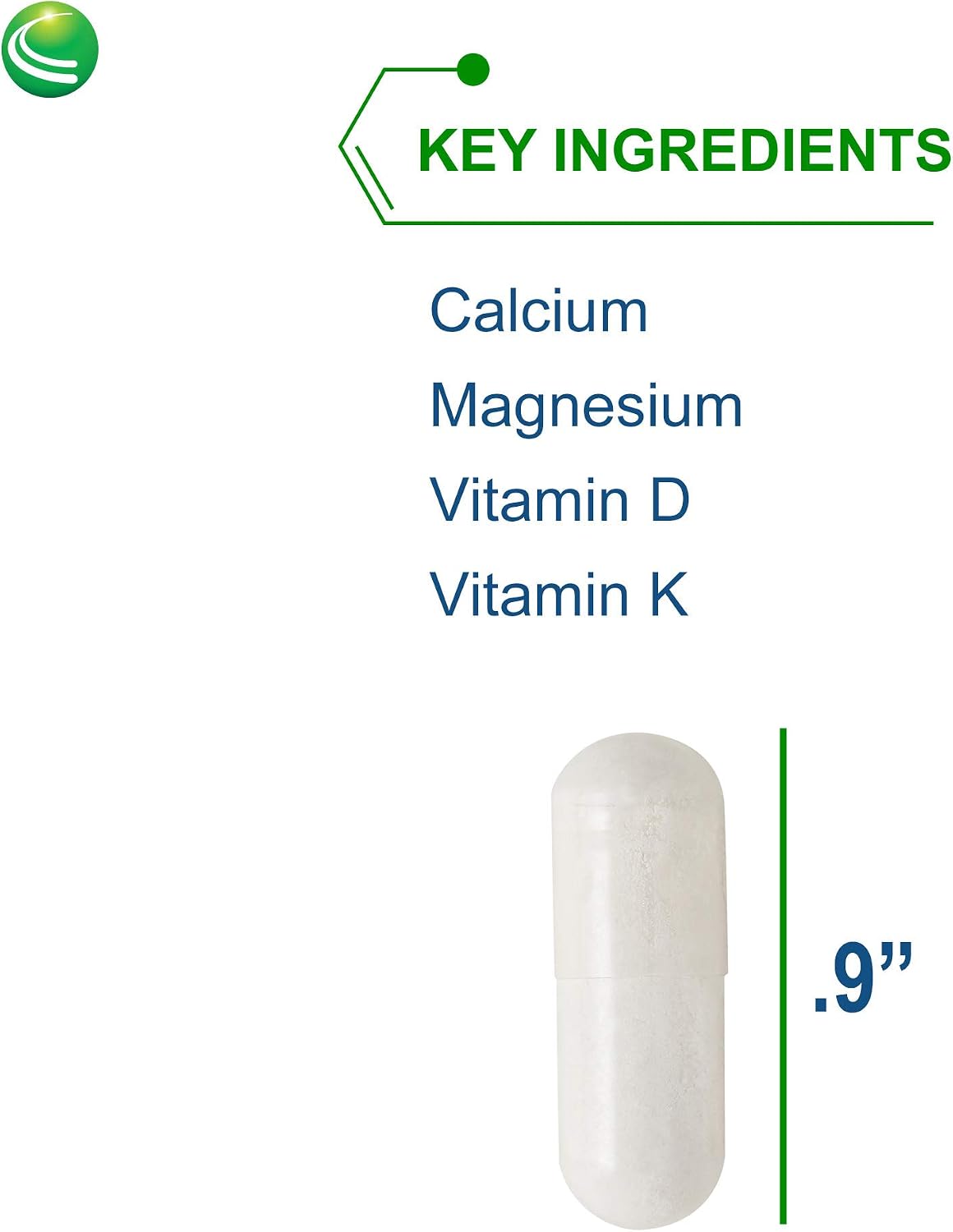 Nutra BioGenesis Osteogenesis - Bone Health Supplement with Vitamin D3, K2, Calcium, Magnesium, Zinc, Boron & Silica - 240 Vegetable Capsules - görsel 3