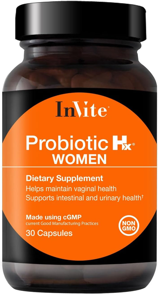 Invite Health Probiotic Hx Women – Vegan, Gluten-Free, Soya-Free Probiotic Supplement