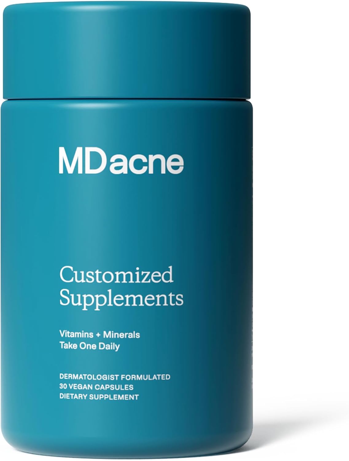 MDacne Skin Clearing Vitamins & Minerals Supplement - 30 Vegan Capsules - görsel 1