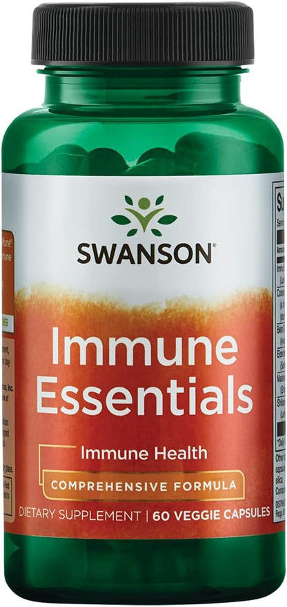 Swanson COND Immune Essentials 60 Vegetarian Capsules