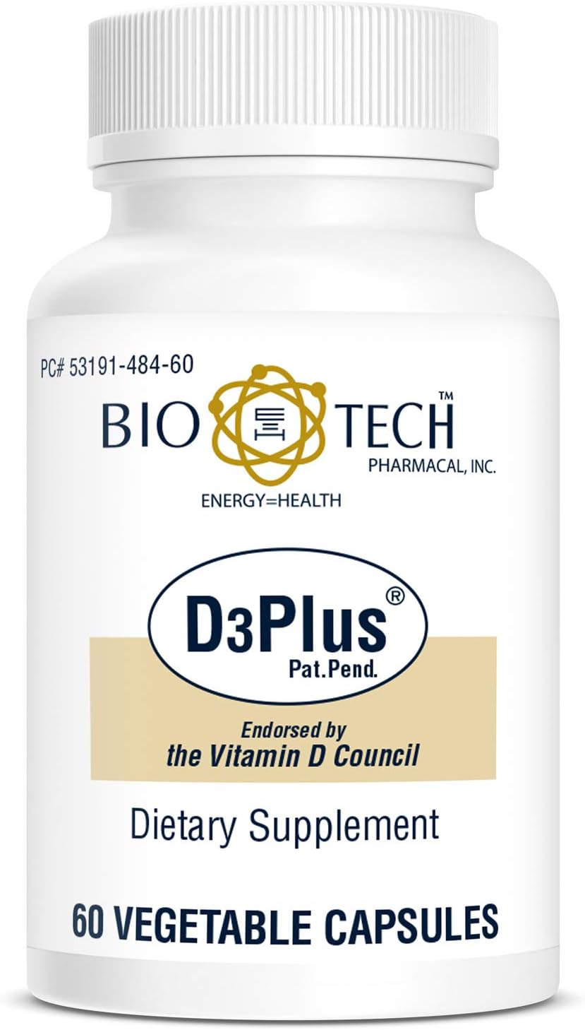 Bio-Tech Pharmacal D3 Plus (60 Capsules) - görsel 2