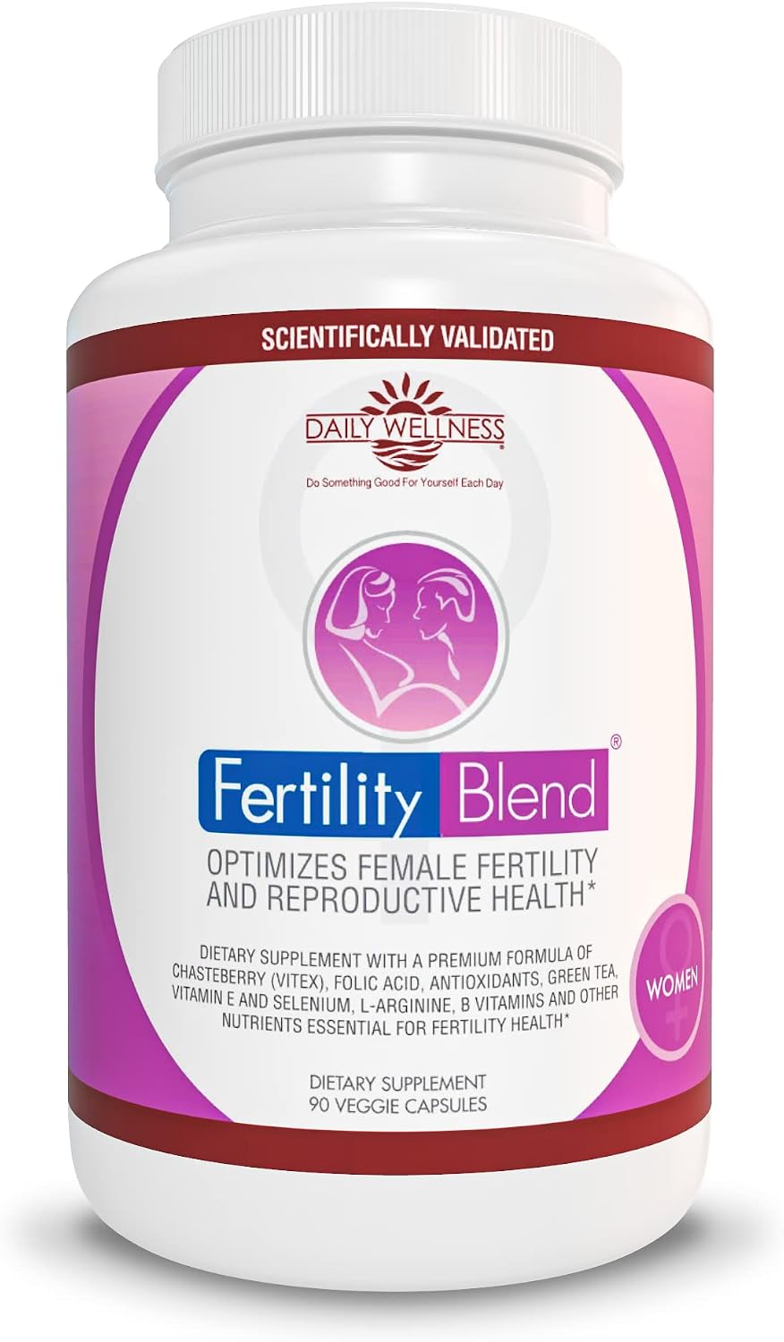 Fertility Blend Daily Wellness for Women – Women's Wellness Supplement with Vitamins, Minerals & Antioxidants – 3 Pack - görsel 3