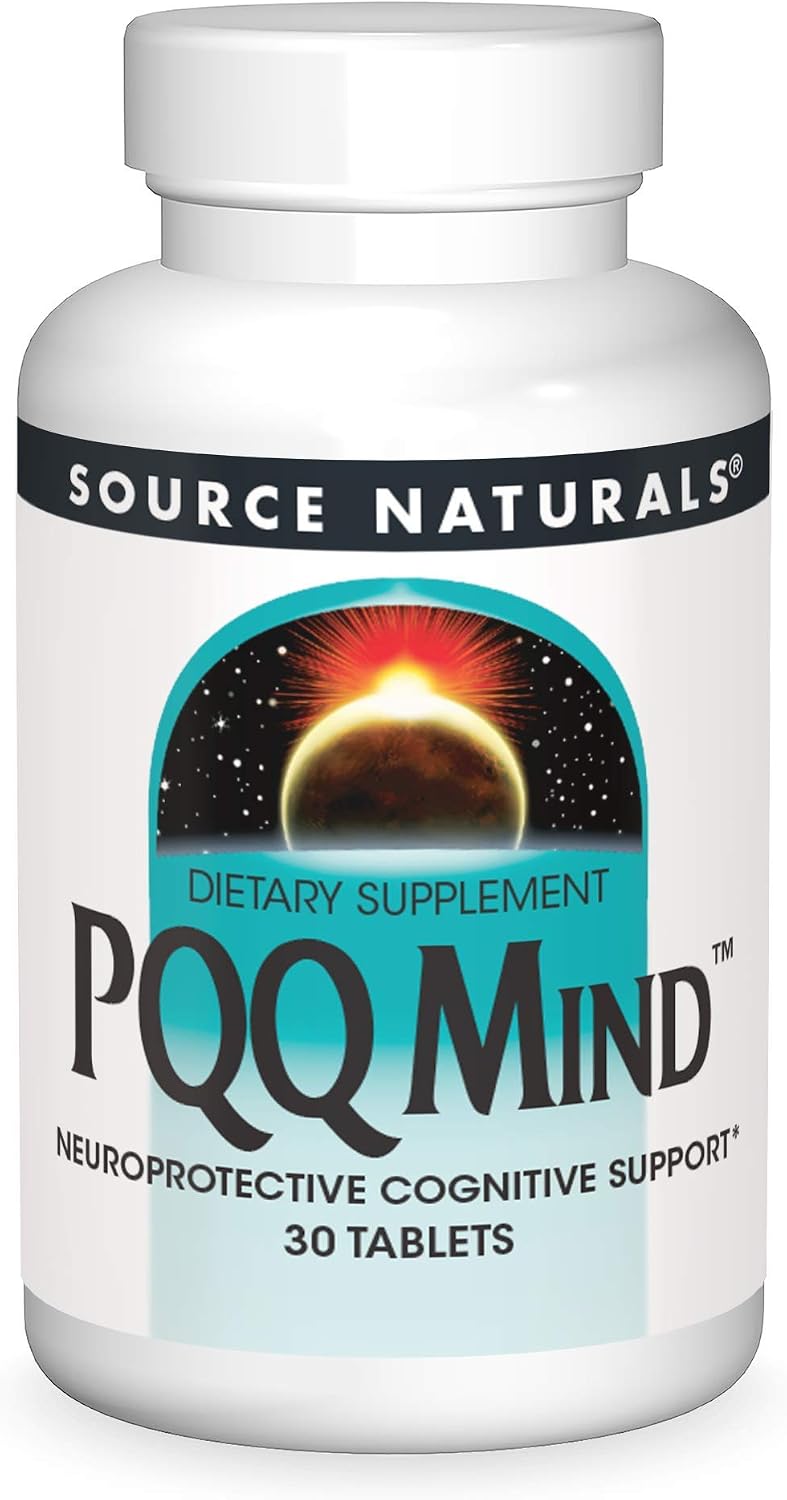 Source Naturals PQQ Mind, Neuroprotective Cognitive Support – 30 Tablets - görsel 1