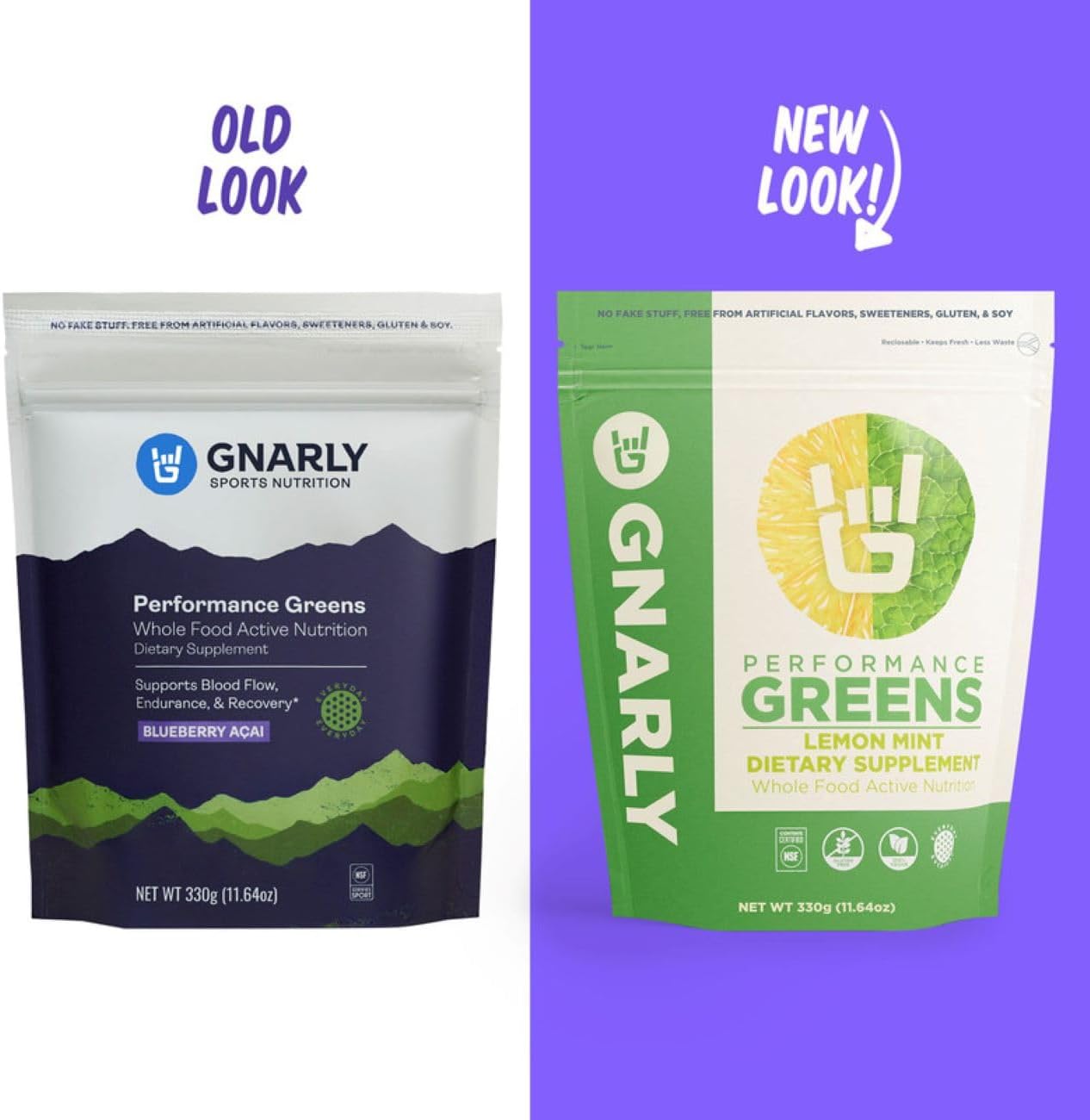 Gnarly Nutrition Performance Greens – Lemon Mint - görsel 2