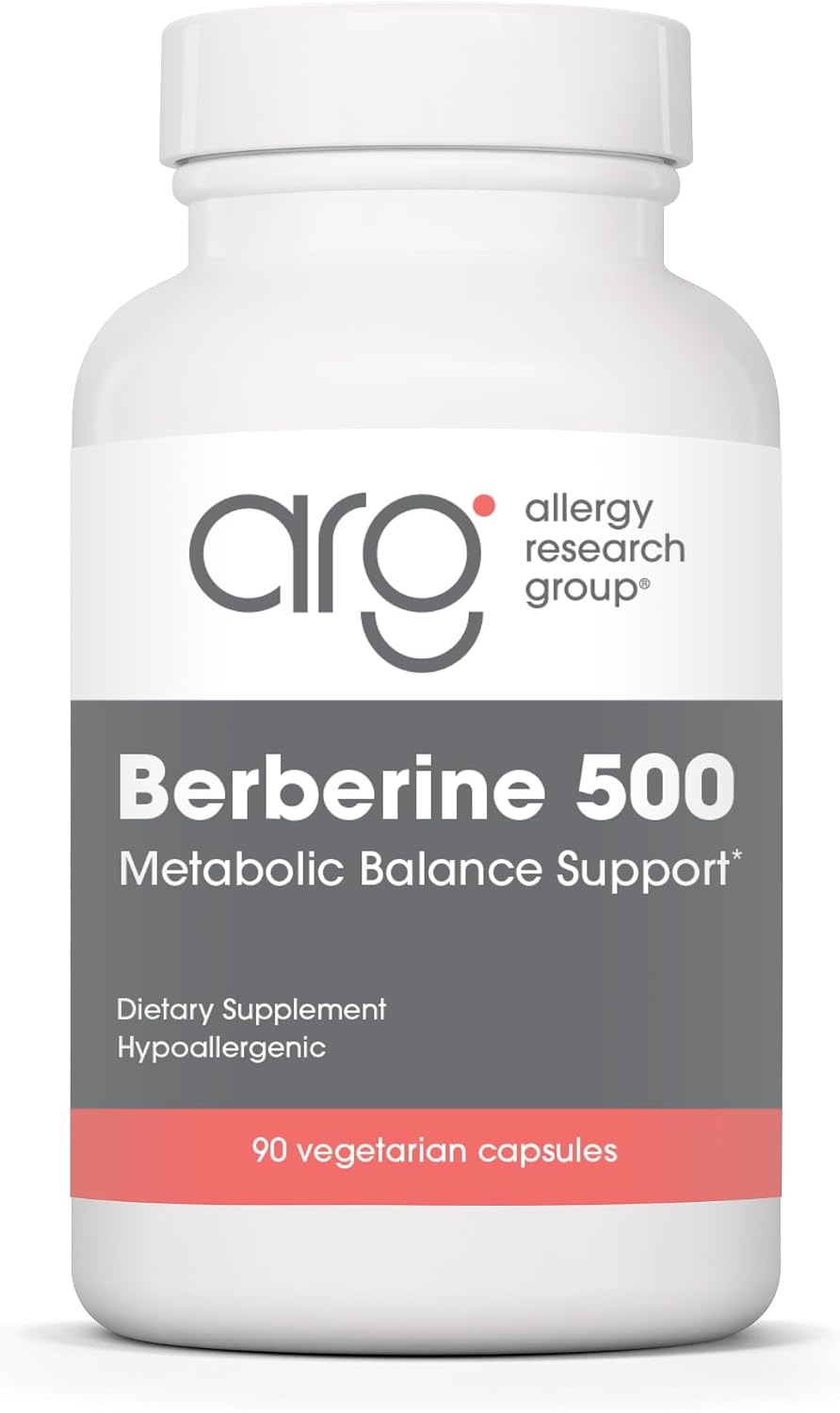 ARG Berberine 500 – 500 mg Berberine HCl – Metabolic and Blood Sugar Support – 90 Capsules - görsel 1
