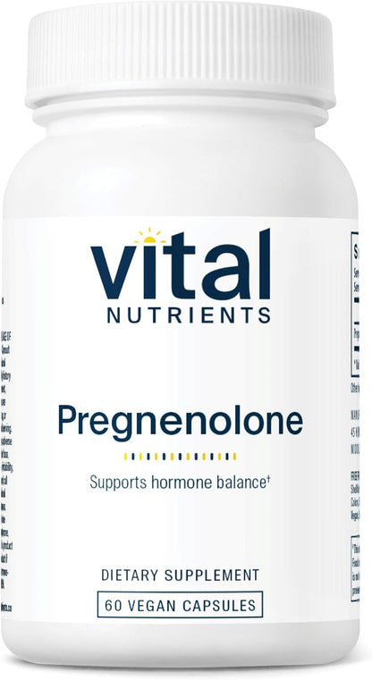 Vital Nutrients Pregnenolone 10 mg, 60 Vegetarian Capsules