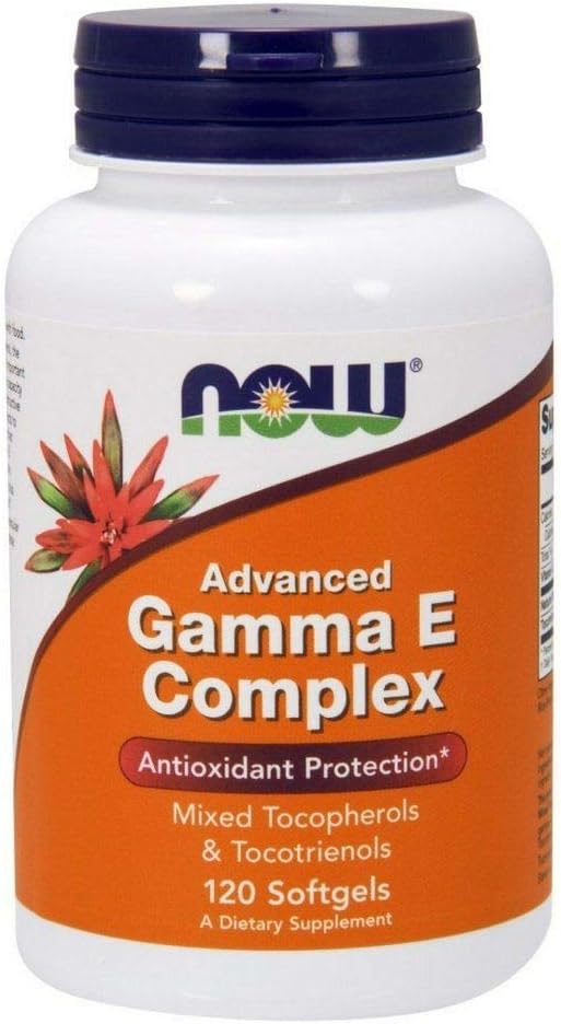 NOW Foods Advanced Gamma E 120 Softgels - görsel 1