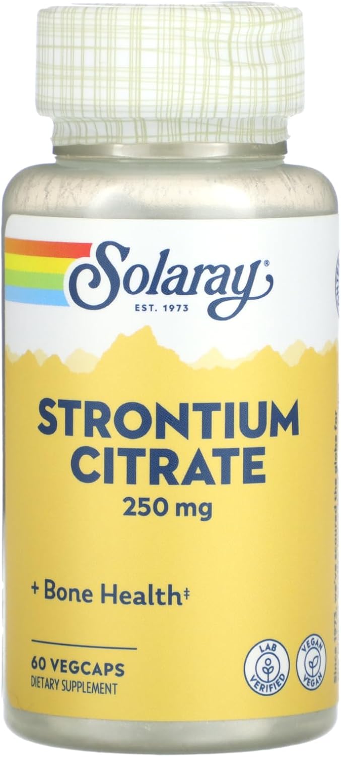 Solaray Strontium Citrate 60 Capsules (2 Pack) - görsel 1