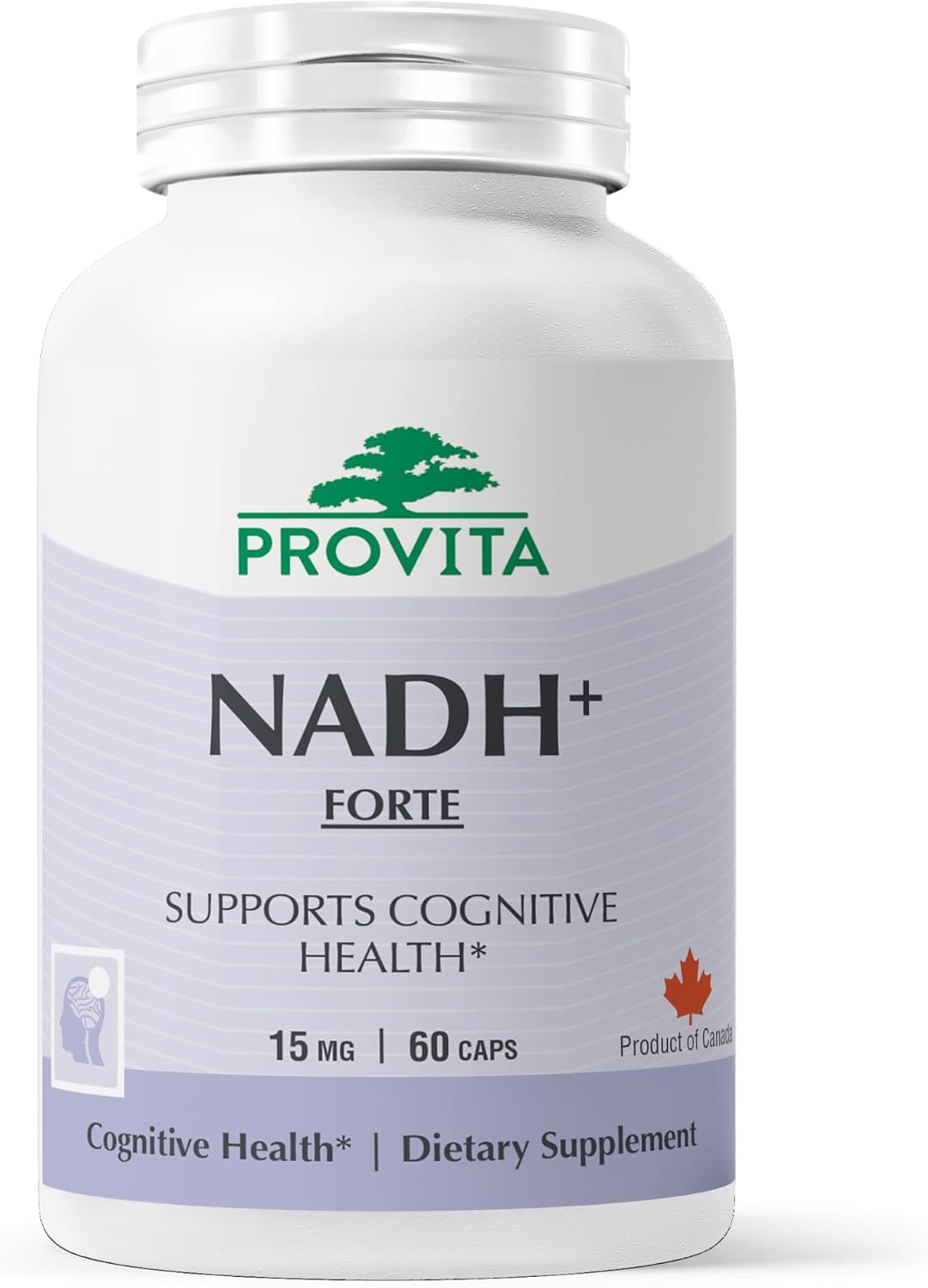 PROVITA NADH+ Forte - Cognitive Support with NADH, CoQ10 & Chlorophyll - görsel 1