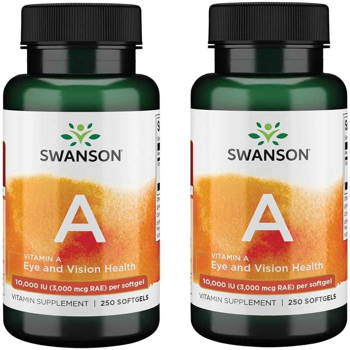 Swanson Vitamin A 10,000 IU (3,000 mcg RAE) Softgels, 250 Count - görsel 6