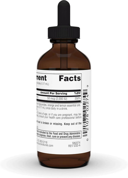 Source Naturals Vitamin D-3 Liquid Drops, 2000 IU, 30 ml