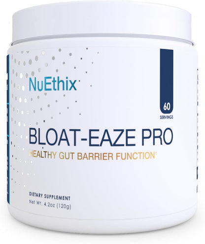 NuEthix Formulations Bloat Eaze Pro – Gut Barrier Support Food Supplement, 60 Servings