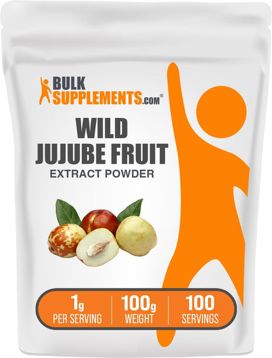BulkSupplements.com Wild Jujube Extract Powder (100g)